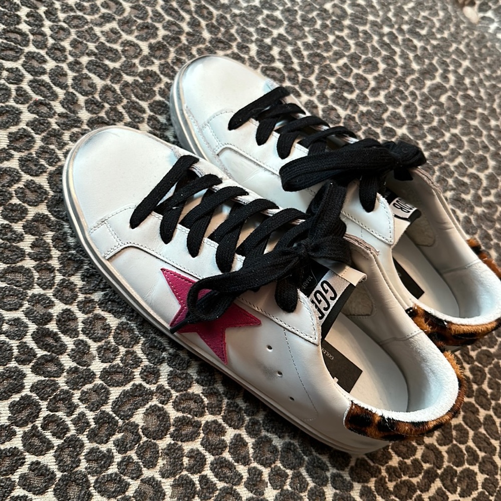 Golden goose Hi star pink star